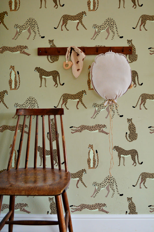 dieren behang kinderkamer