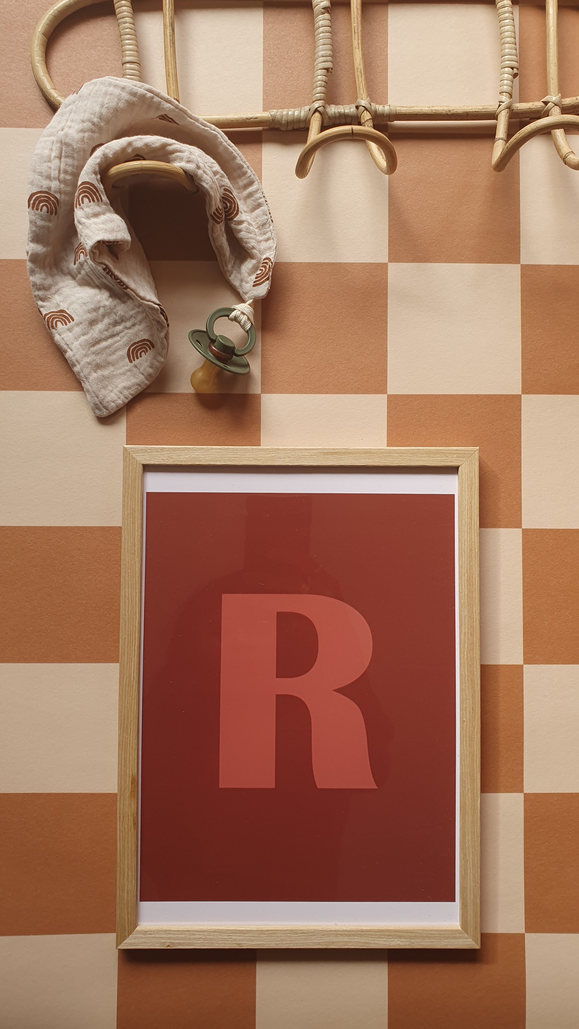 poster kinderkamer letter