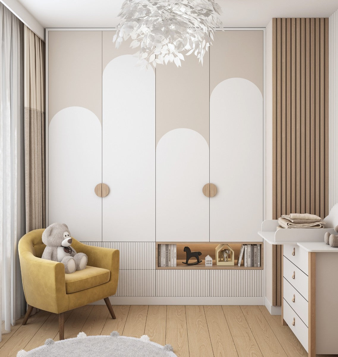 YappyÉtude chest of drawers, WHITE