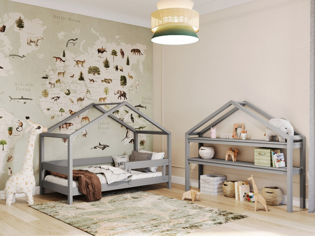 YappyKids house bed, LIGHT GREY