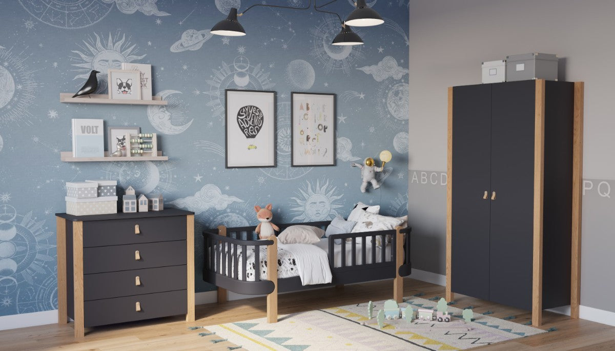 YappyÉtude toddler bed, ANTHRACITE