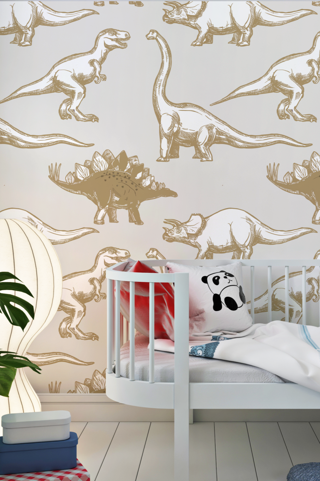 dino behang kinderkamer