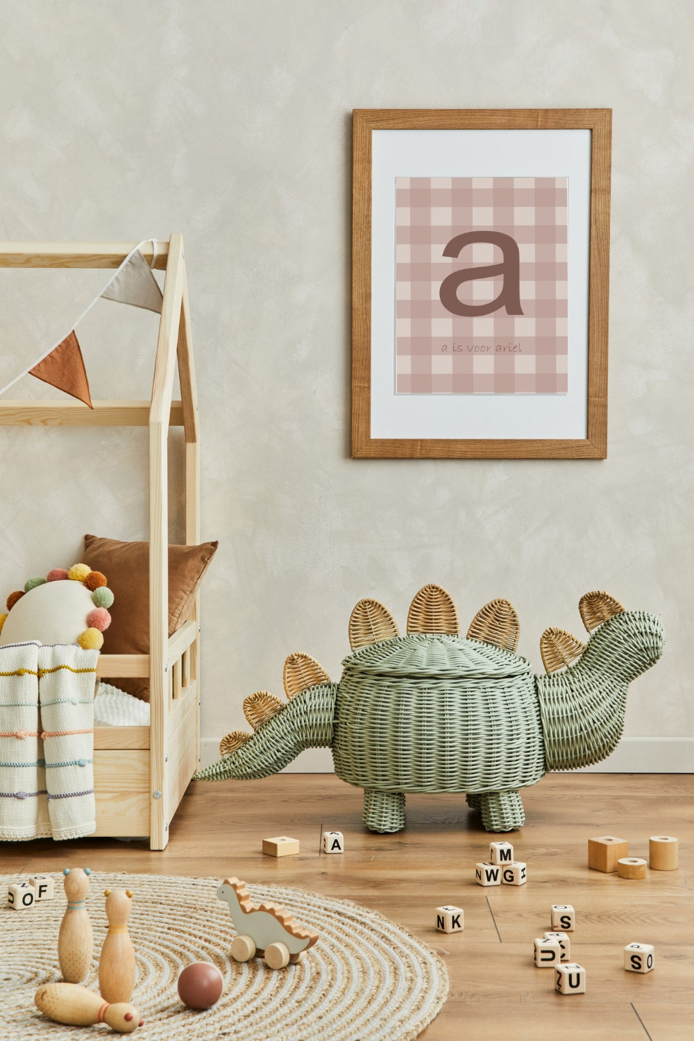 alfabet poster babykamer