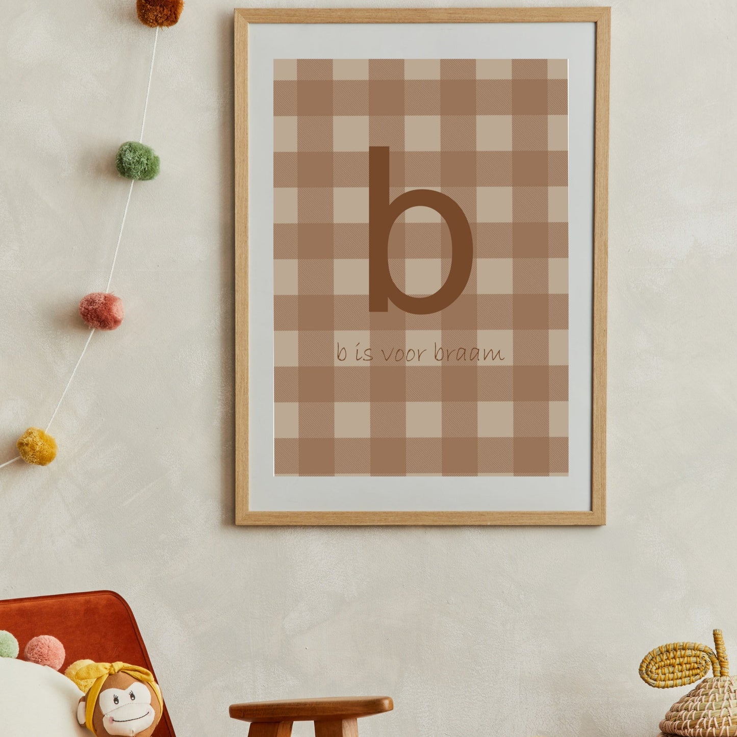 alfabet poster babykamer