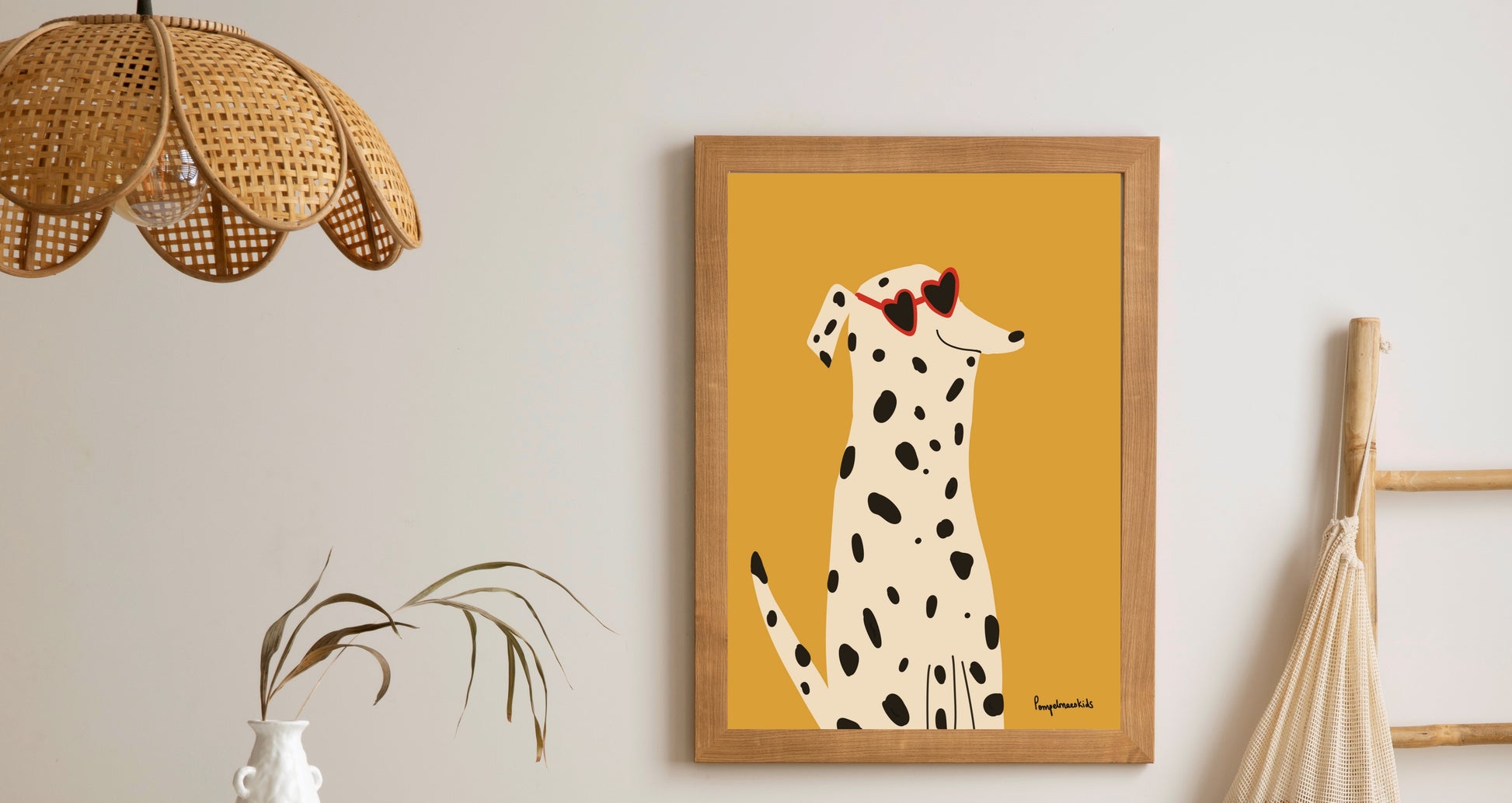 hond 50 x 70 cm babykamer poster
