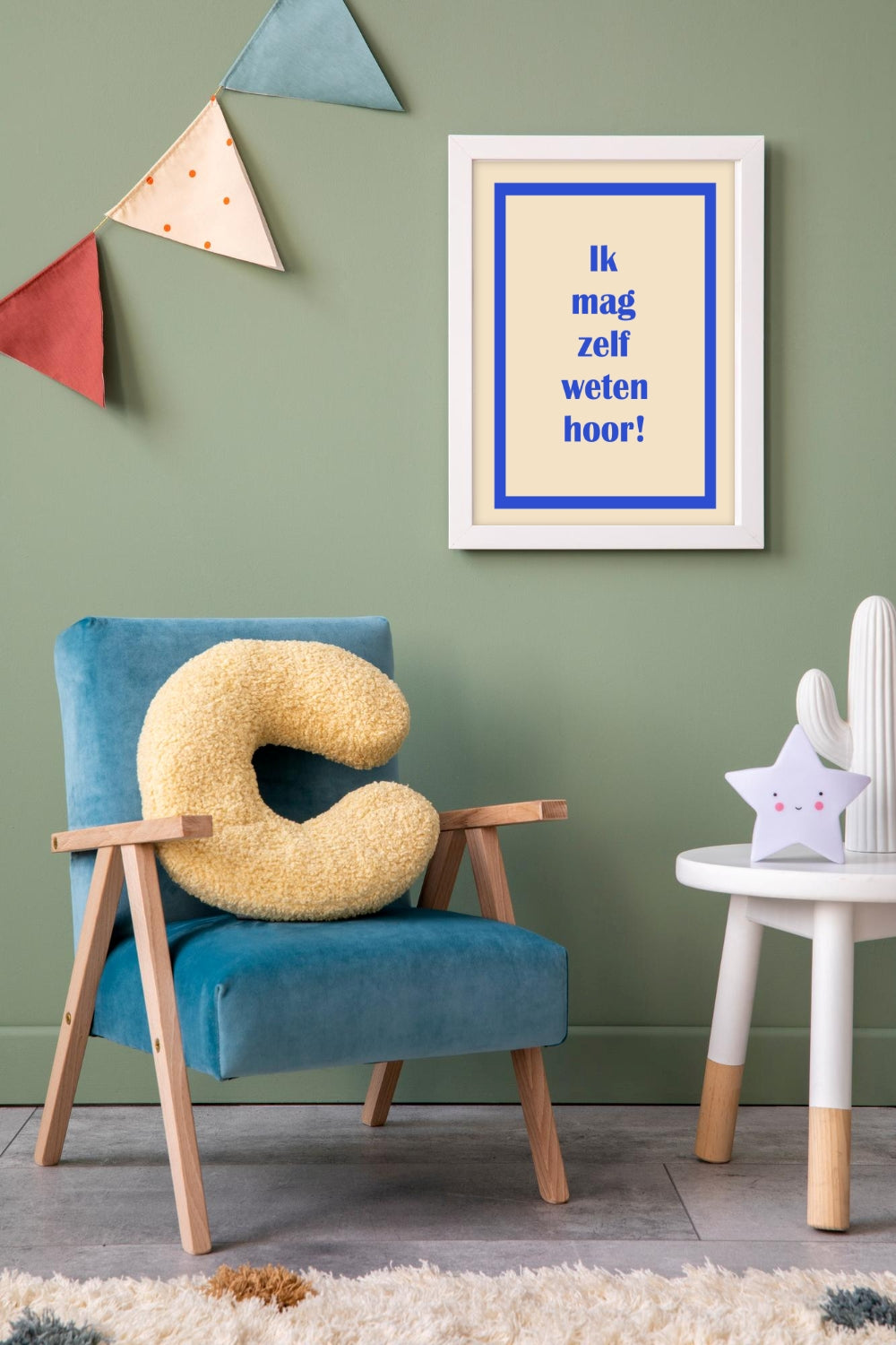 I Can Know For Myself, Listen! – Statement Poster Children's Room