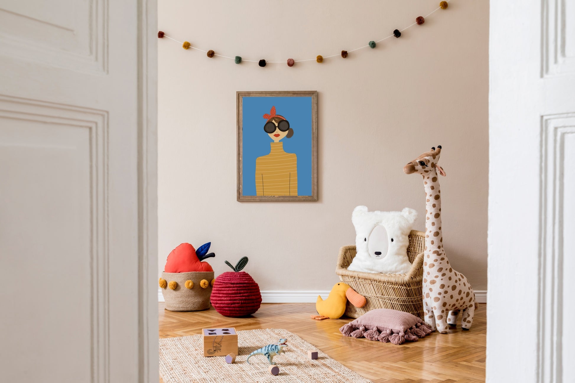 frans meisjes kamer poster