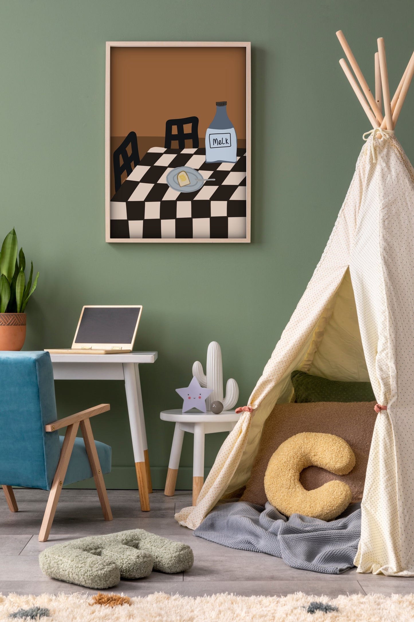 Letter Alphabet - Nursery Poster