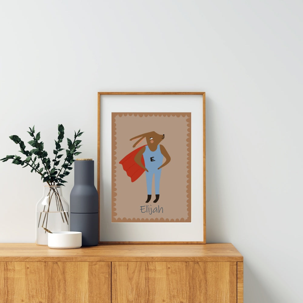 poster kinderkamer superheld