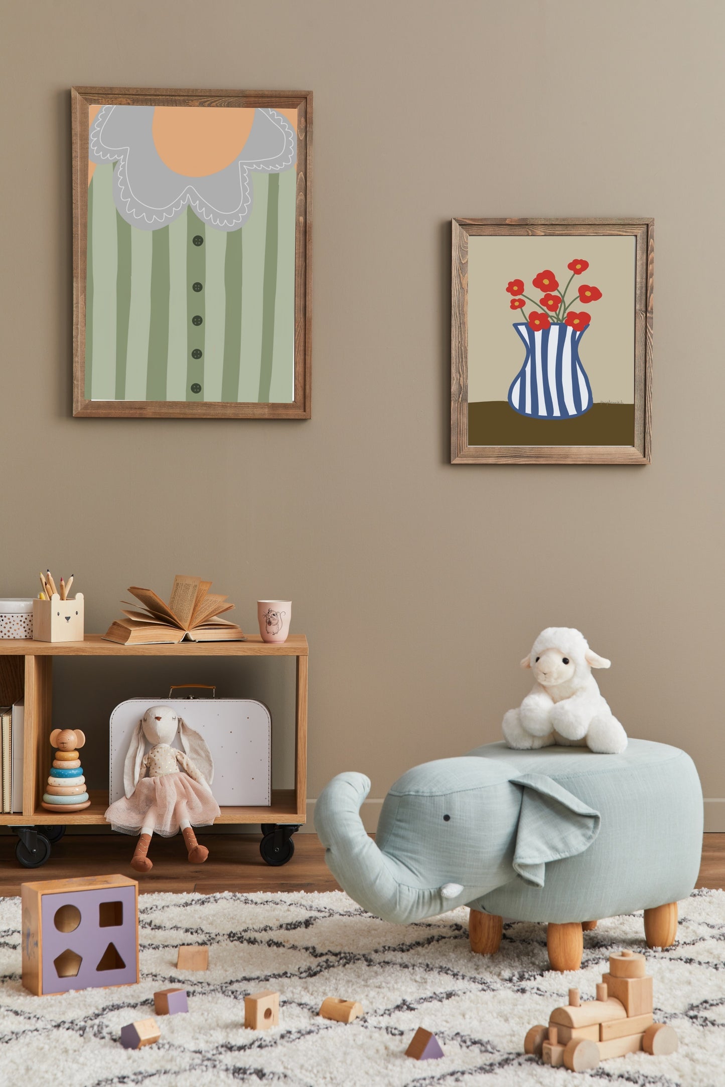 Poster Kinderkamer - Vintage Blouse