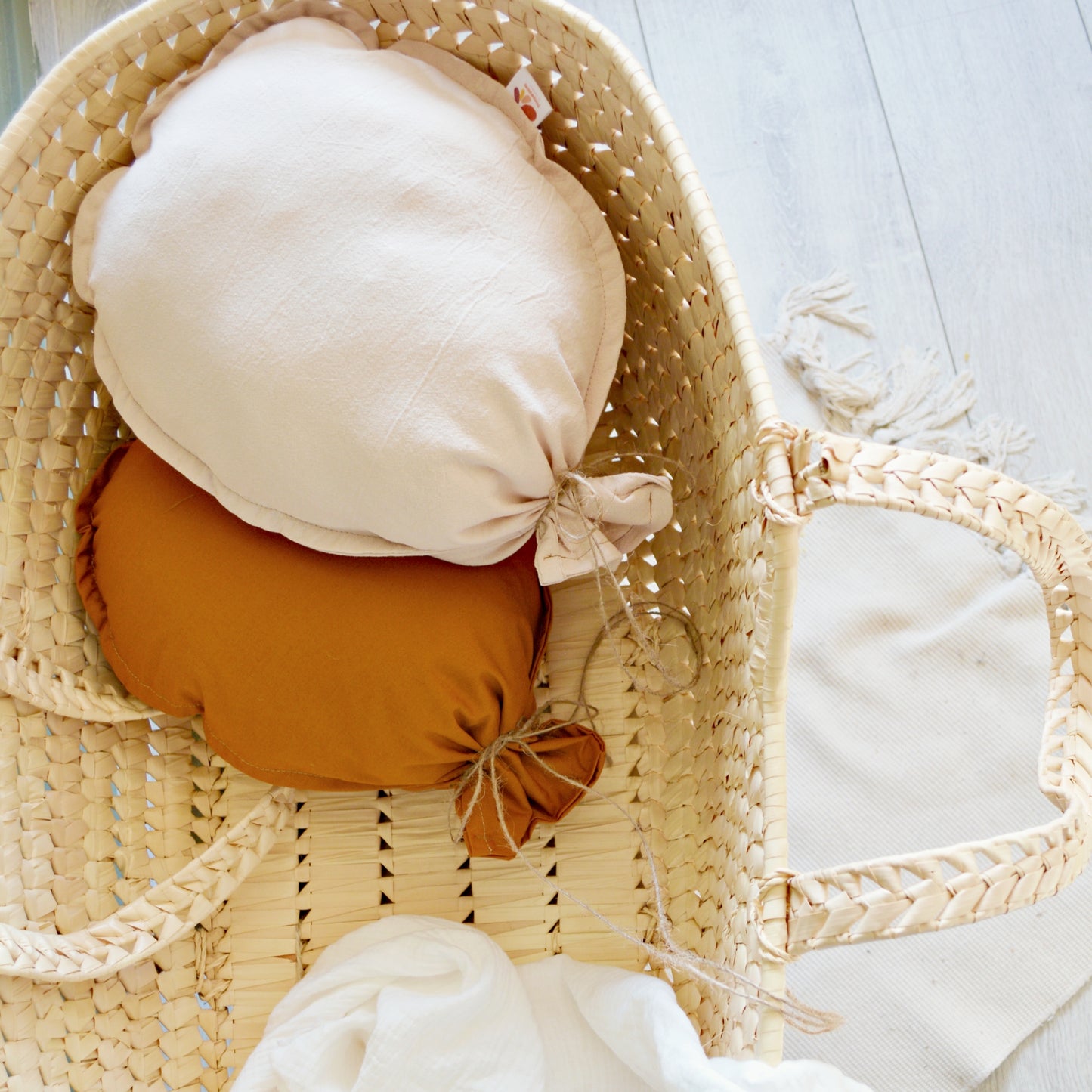 Pompelmoes - Muurdecoratie Stoffen Ballon - Zand