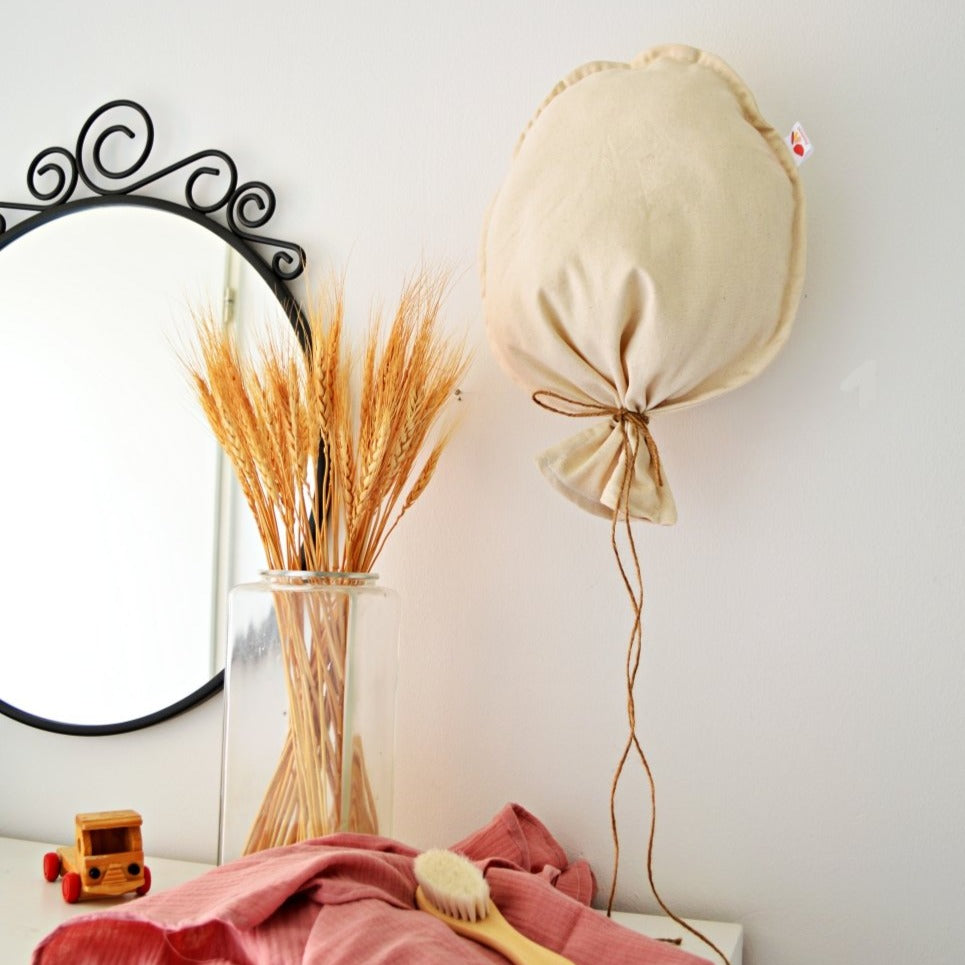 Pompelmoes - Muurdecoratie Stoffen Ballon - Zand