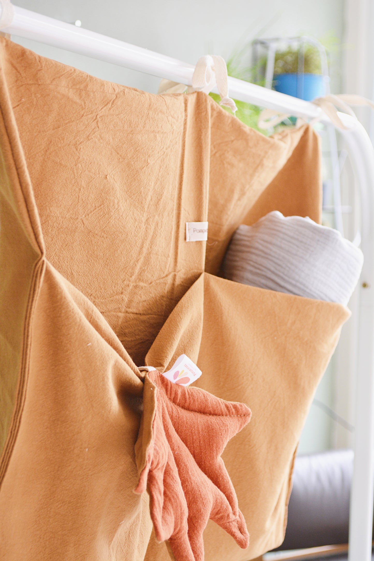 box storage bag - Cognac
