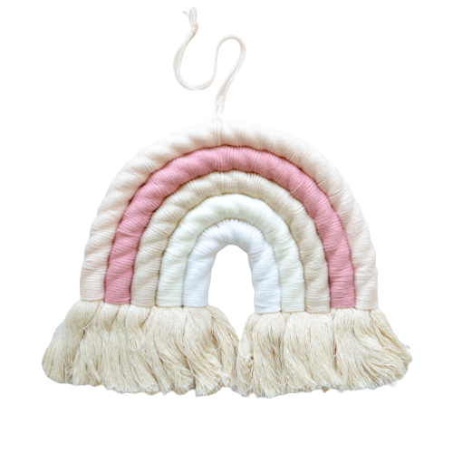 Rainbow decoration for the nursery - Girly