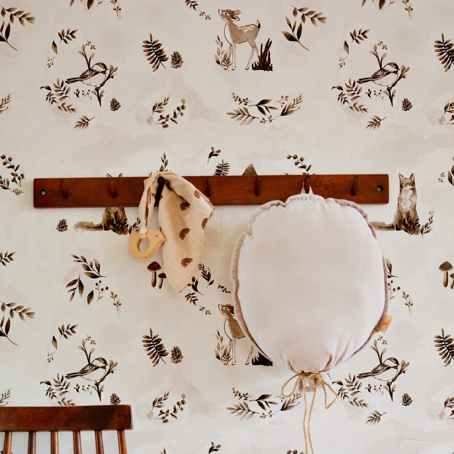 bos dieren behang kinderkamer