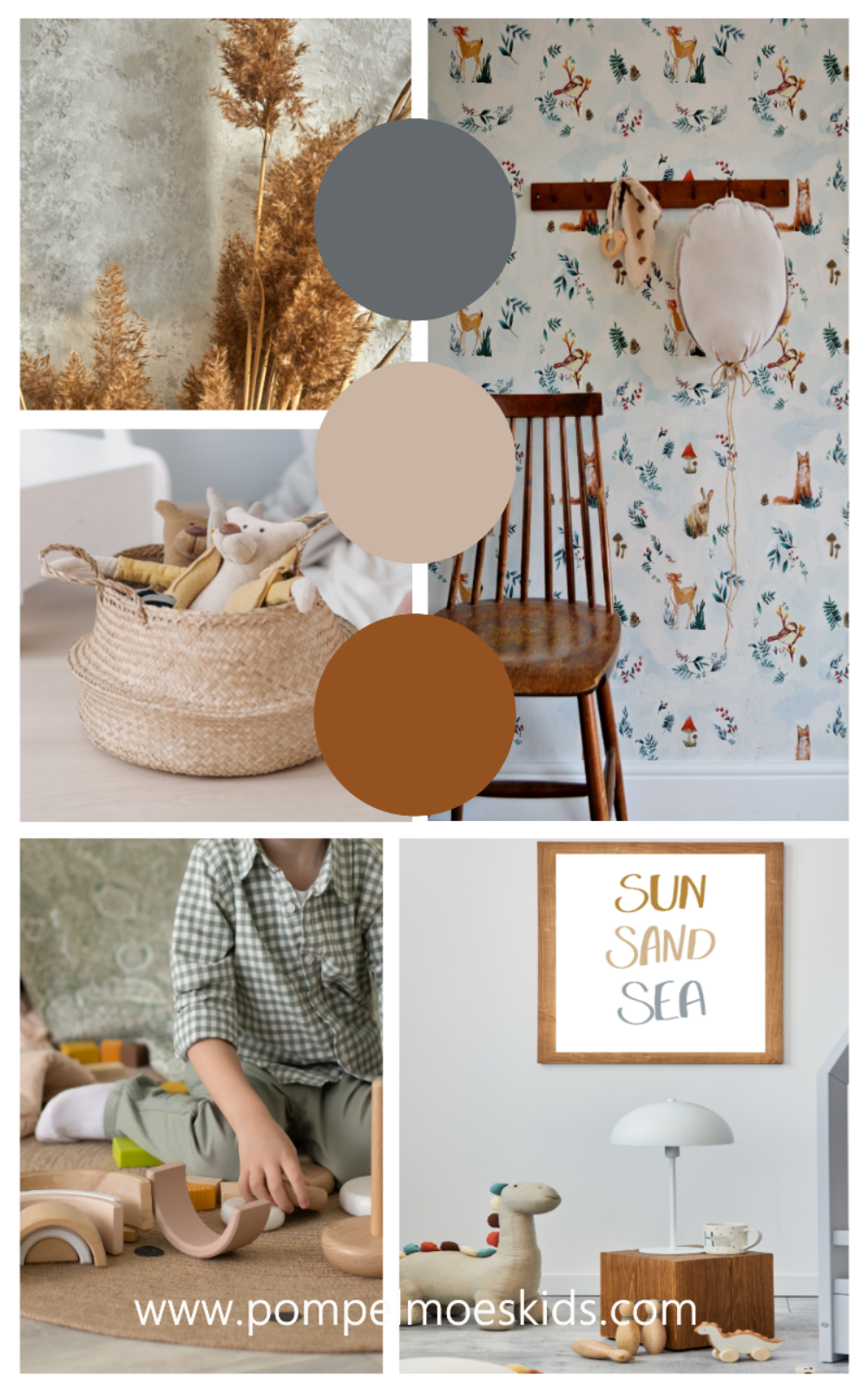 behang kinderkamer bos