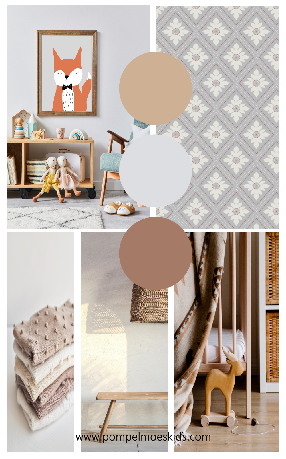 Wallpaper Vintage Style - Grey