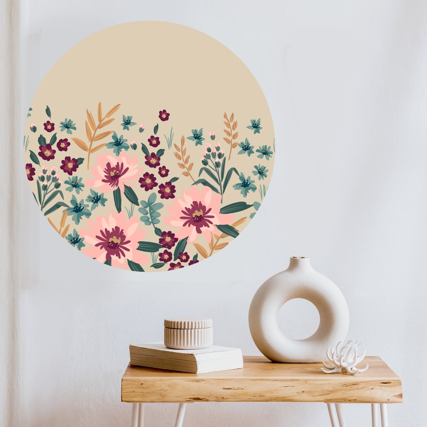 behangcirkel bloemen