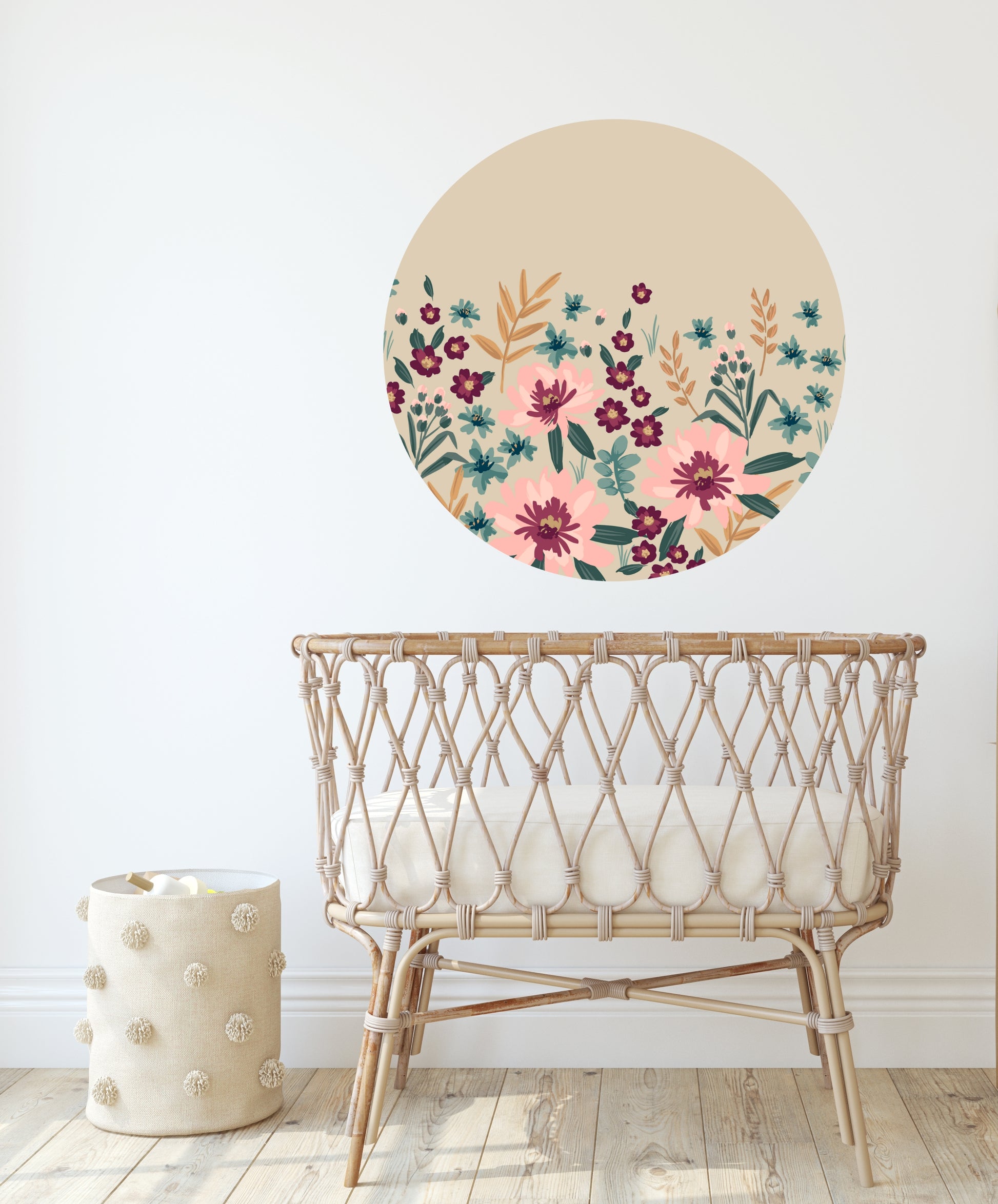 behangcirkel bloemen