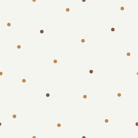 Warme stippen  Behang