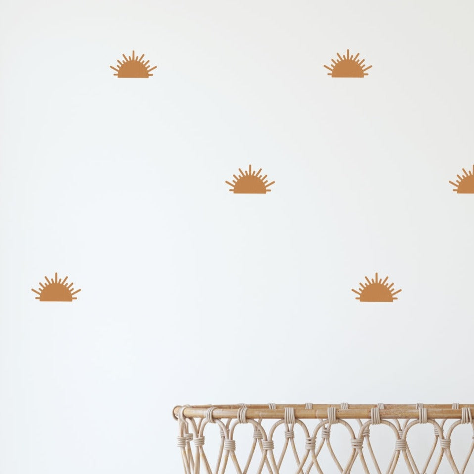 halve zon muurstickers babykamer