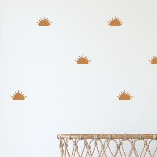 halve zon muurstickers babykamer