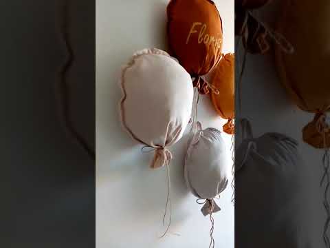 Ballon met naam kinderkamer