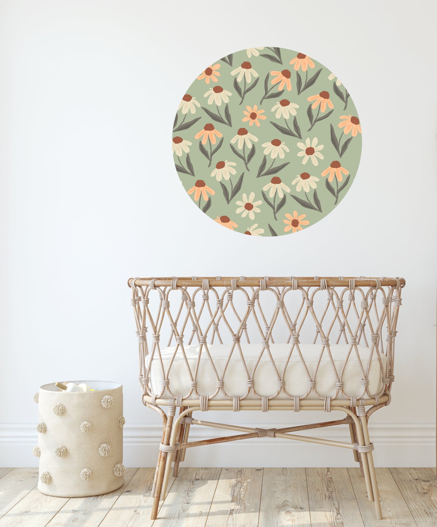 Madeliefs Behangcirkel  Kinderkamer