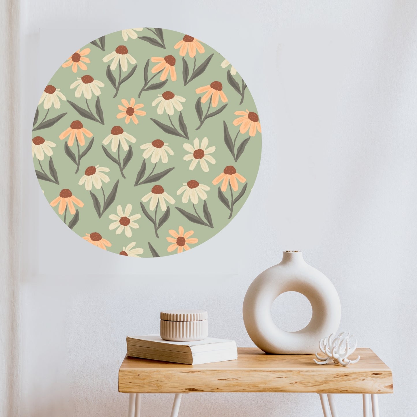 Madeliefs Behangcirkel  Kinderkamer