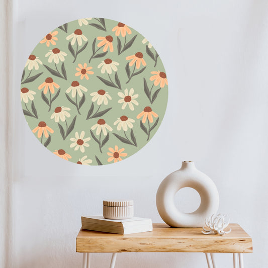 Madeliefs Behangcirkel  Kinderkamer