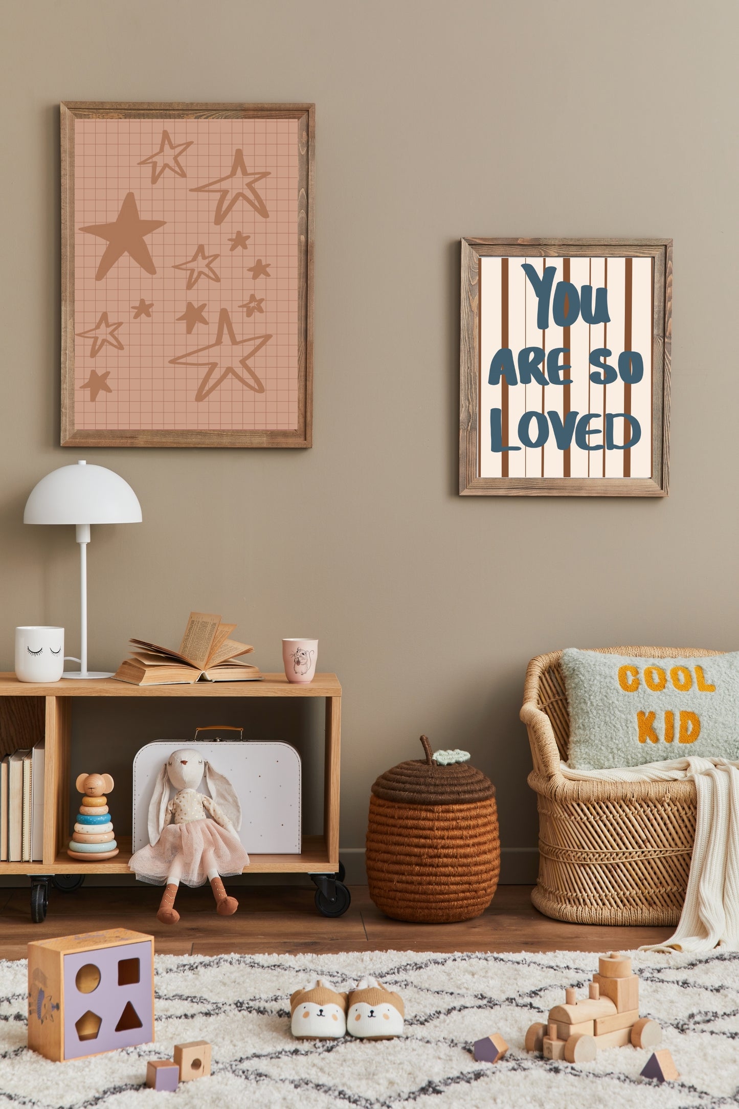 blauw poster 50 x 70 poster