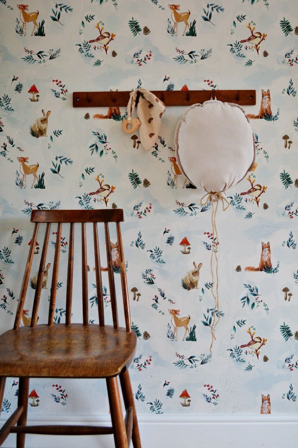 bos dieren behang kinderkamer