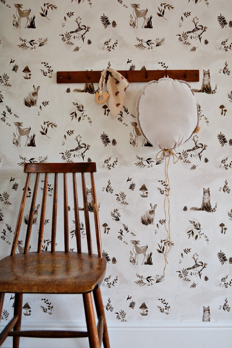 dieren behang kinderkamer