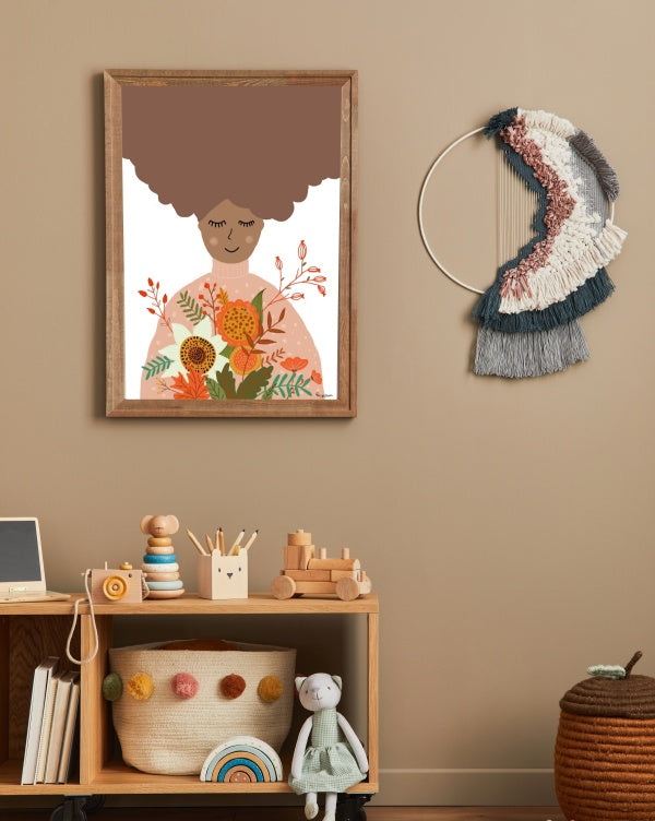Nursery Print - Maya in the Spring