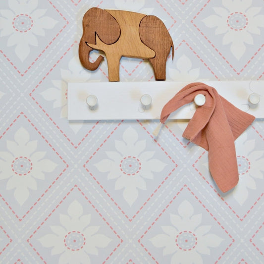 vintage behang kinderkamer