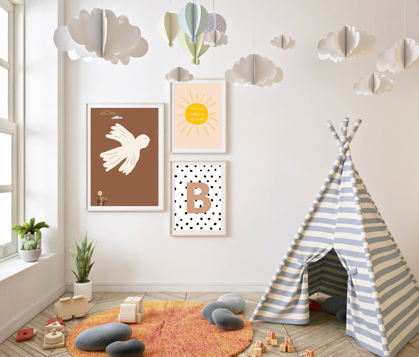 Kinderkamer Poster -Vogel in de Lente