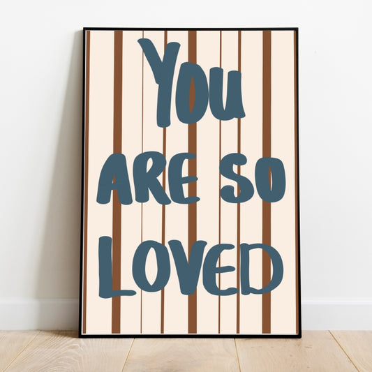 you are loves kinderkamer poster