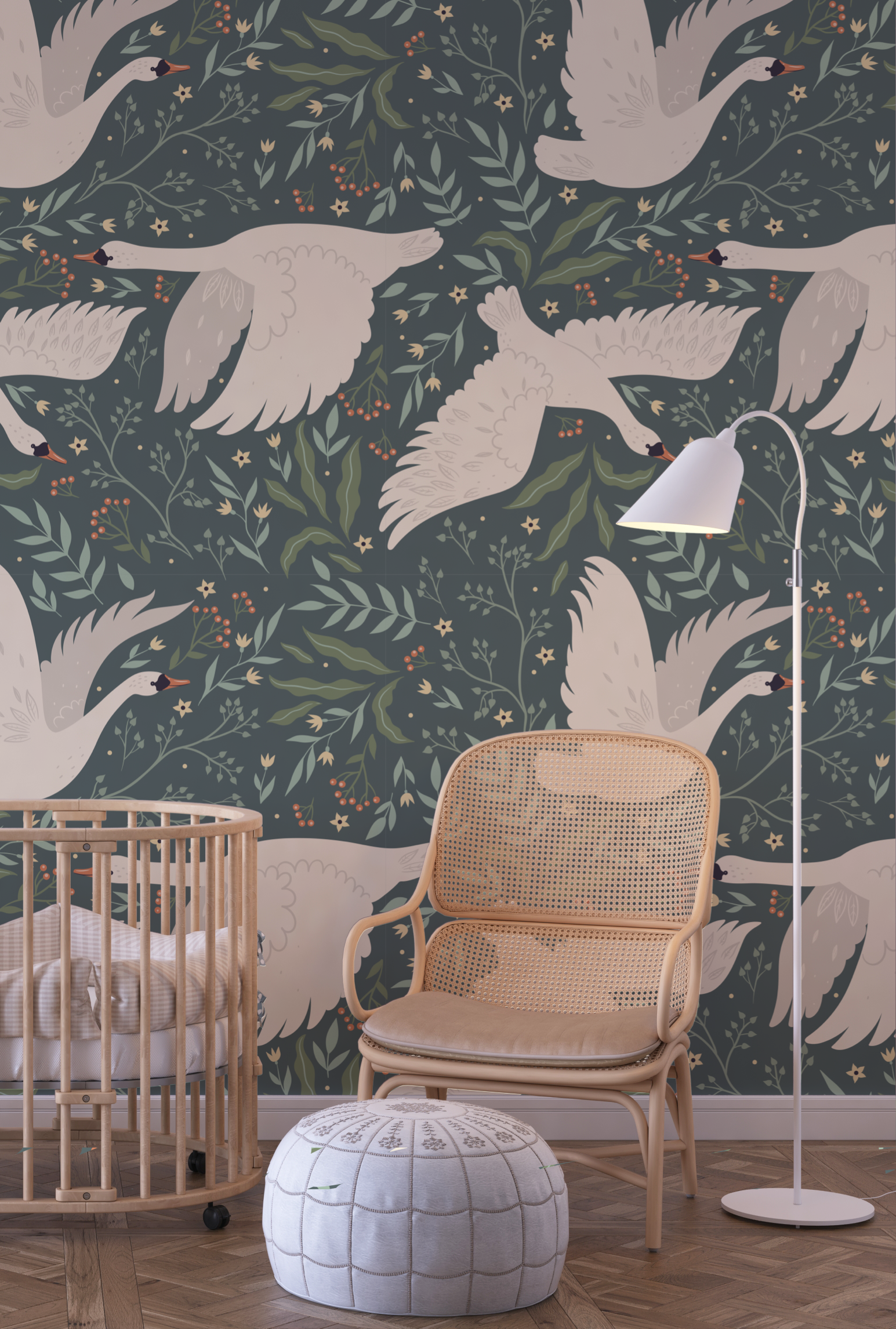 kinderkamer behang dieren