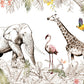 jungle Fotobehang Muurschildering babykamer