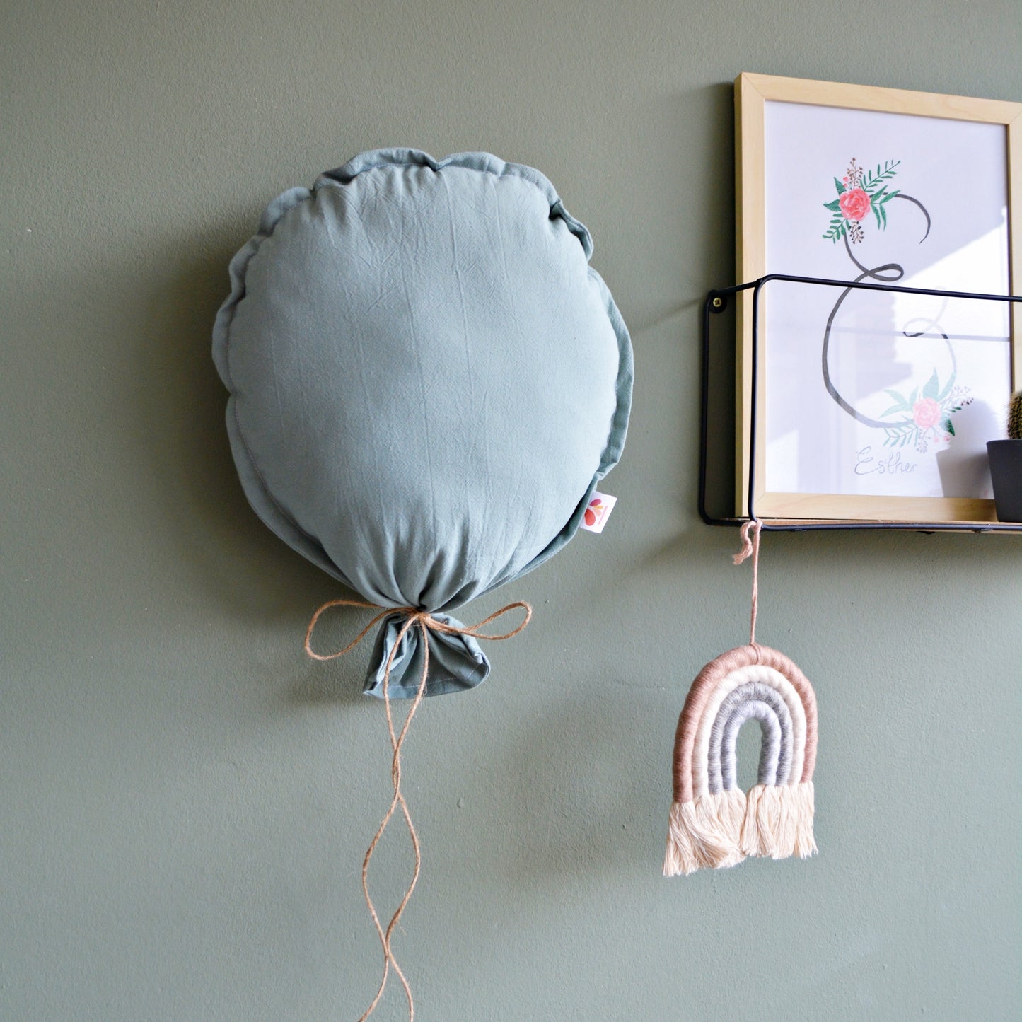 Grapefruit - Wall Decoration Fabric Balloon - Mint