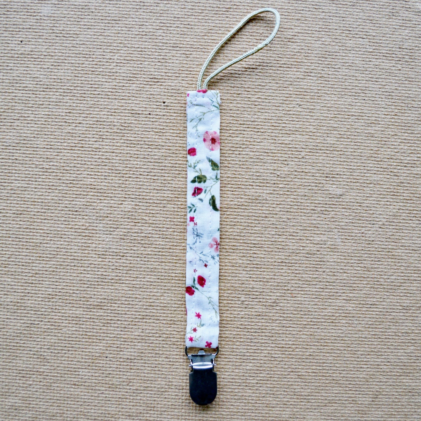 Fabric Pacifier Chain - Floral