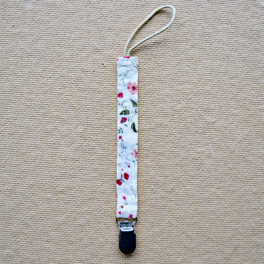 Fabric Pacifier Chain - Floral
