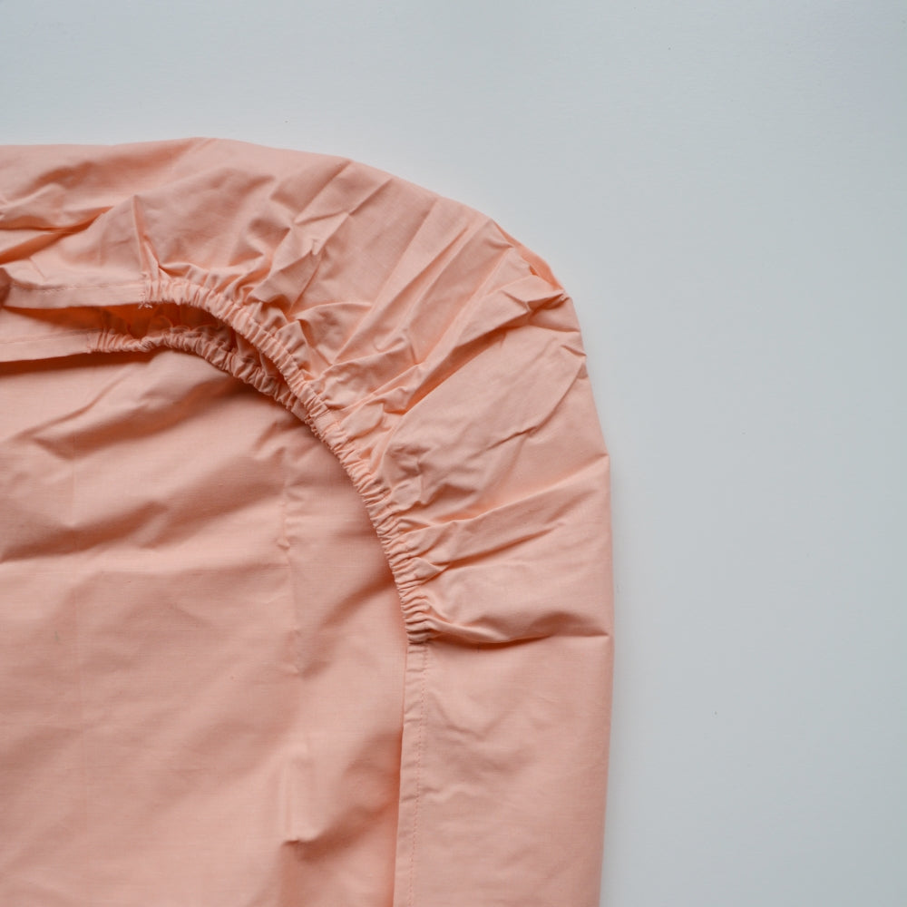 Must-have Fitted sheet - salmon pink