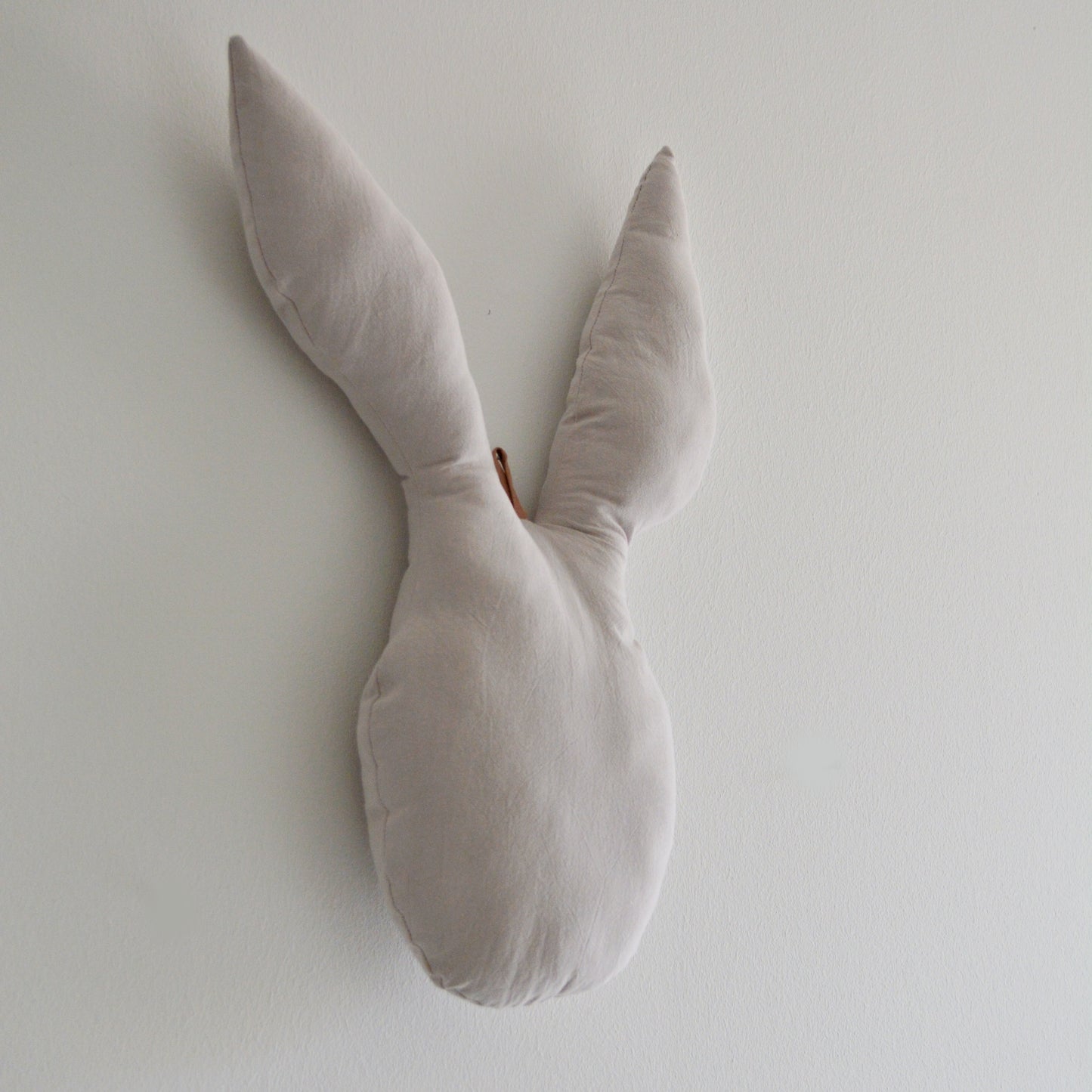 Hare - Wall decoration Baby room / pillow - silver gray