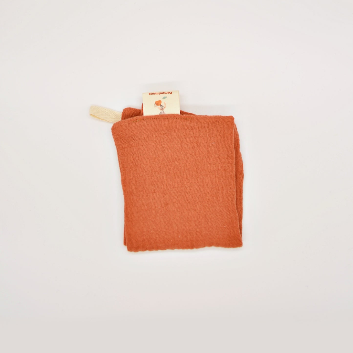 Square Hydrophilic pacifier cloth - Rust