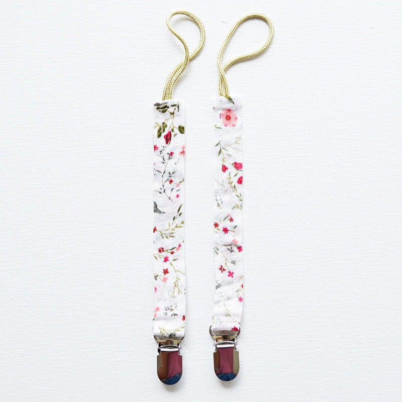 Fabric Pacifier Chain - Floral