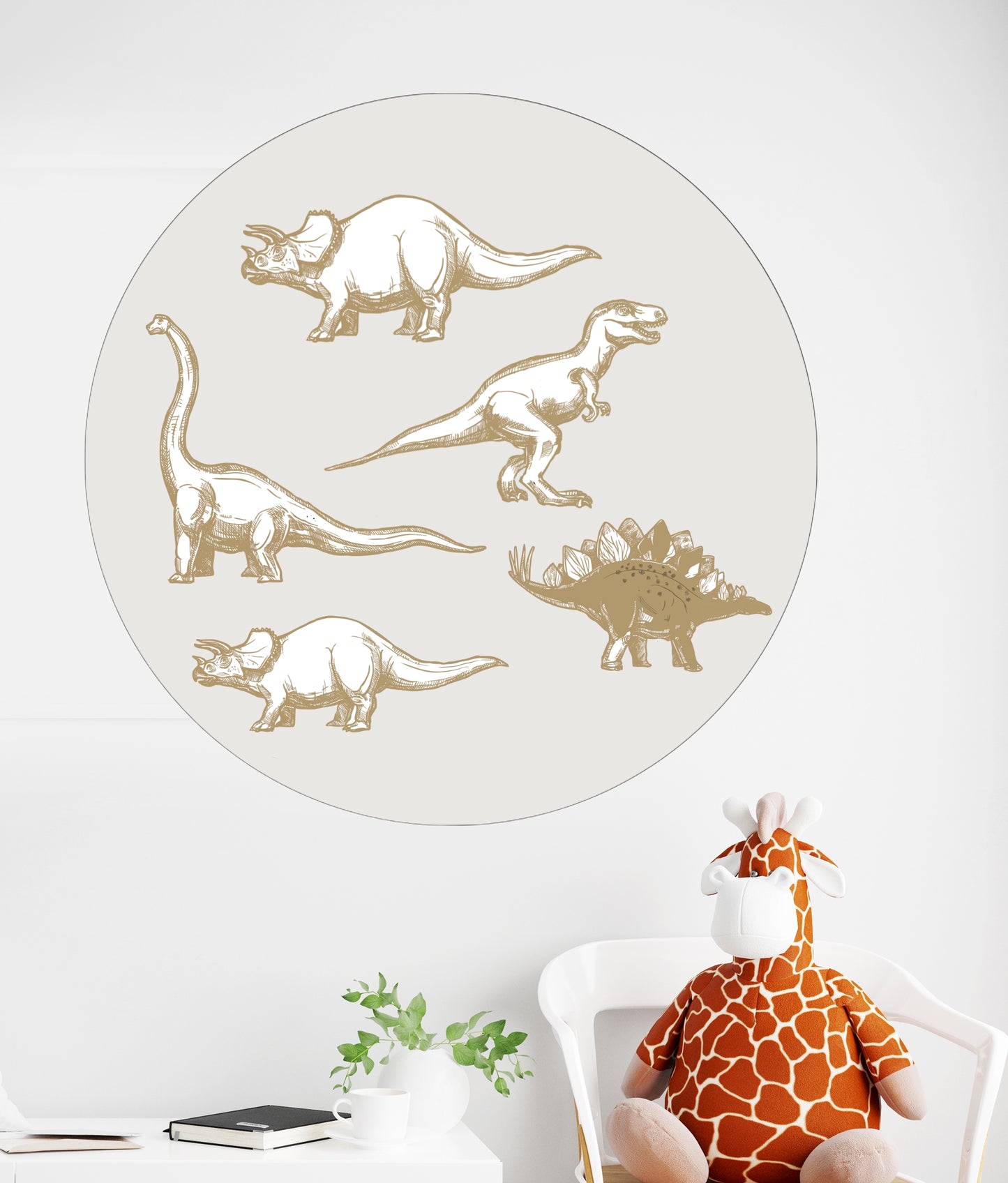 Dinosaurs Wallpaper Circle