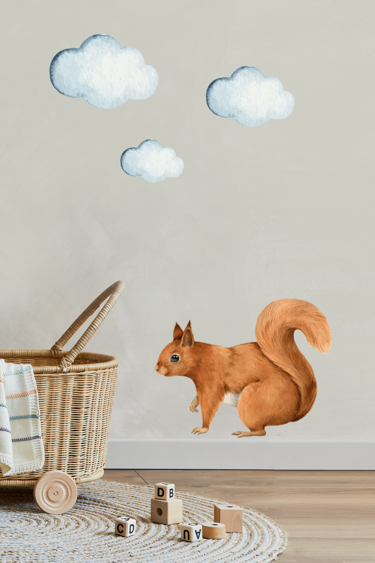 Écureuil - Sticker Mural Animal