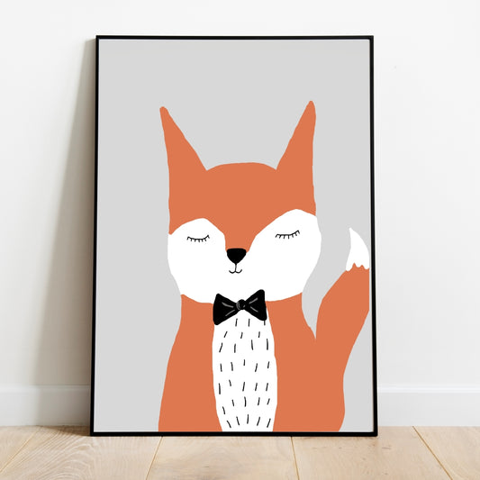 Fox - Animal poster nursery