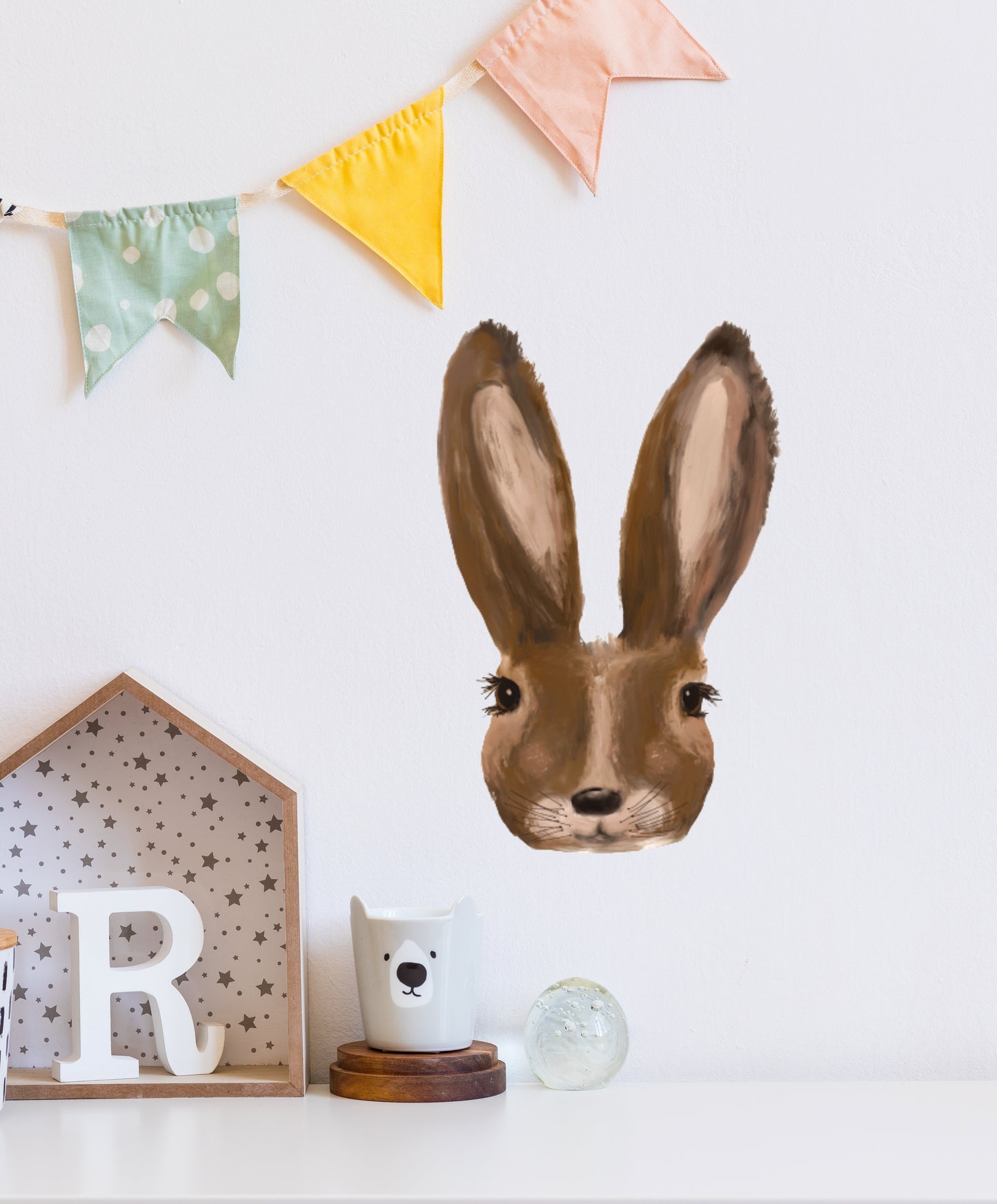 The hare - rabbit wall sticker